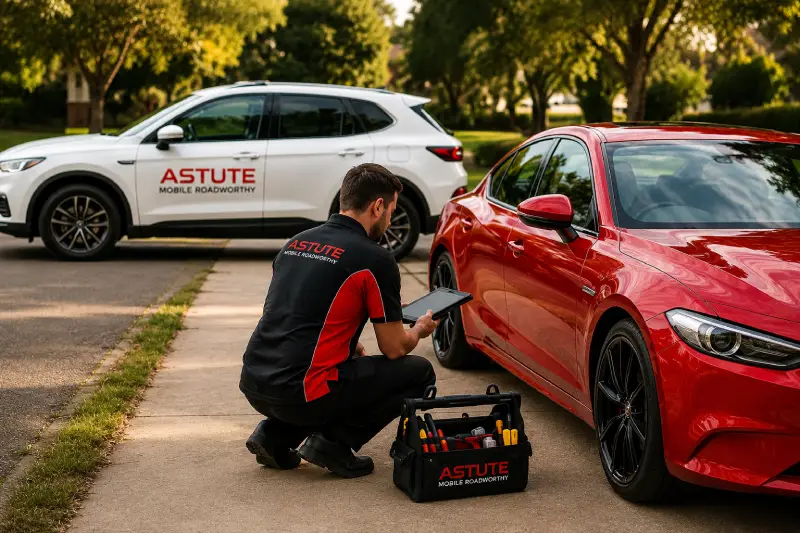 Mobile Car Roadworthy — Astute mobile inspection